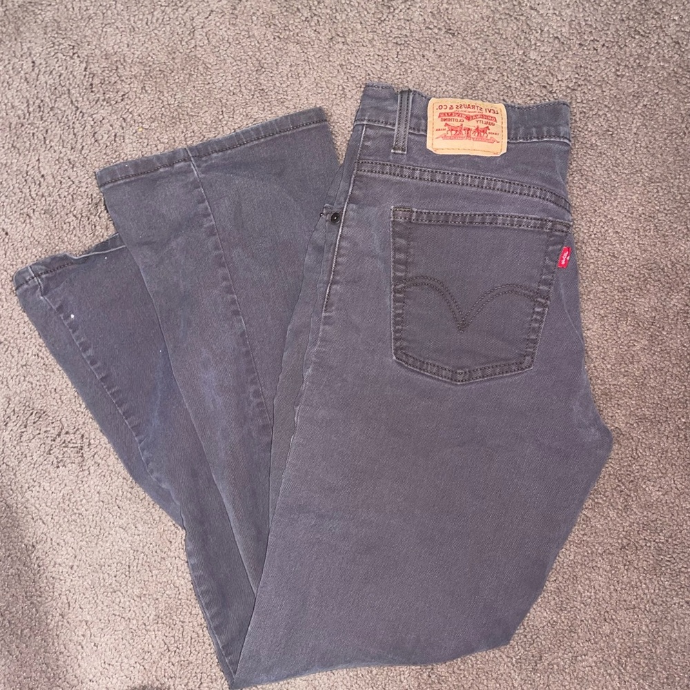 Women’s Brown Levi 550 Relaxed Bootcut Jeans